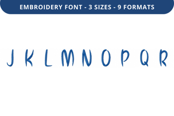 Cat Claws Font Uppercase J to R