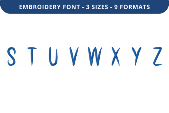 Cat Claws Font Uppercase S to Z