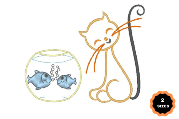 Cat with Fish Embroidery Review
