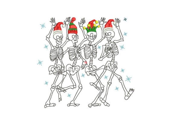 Christmas Skeletons Funny