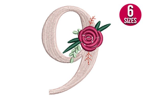 Floral Number 9