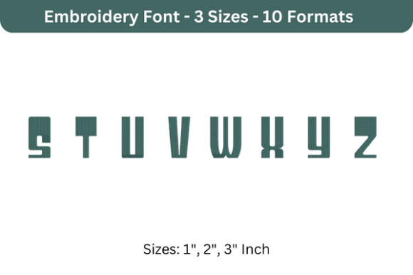 Jeopardy Font S to Z