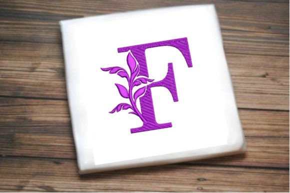 Letter F Beautiful Monogram