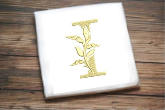 Letter I Beautiful Monogram