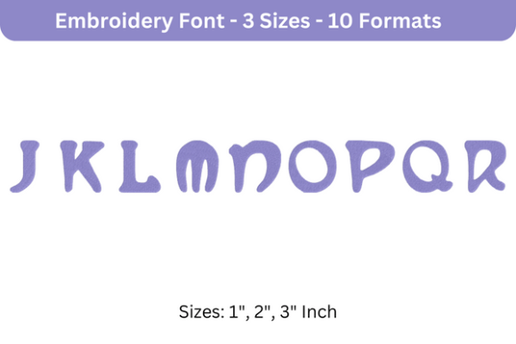 Mucha French Font J to R