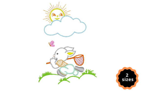 Rabbit Chasing Butterfly