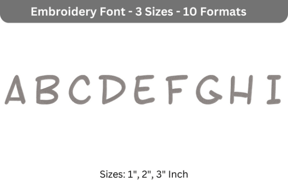 Toon Time Font a to I